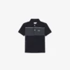 Petit Piqué Poloshirt mit Farbblock-Design