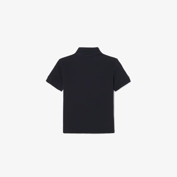 Petit Piqué Poloshirt mit Farbblock-Design