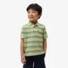 Petit Piqué-Poloshirt mit Kontraststreifen