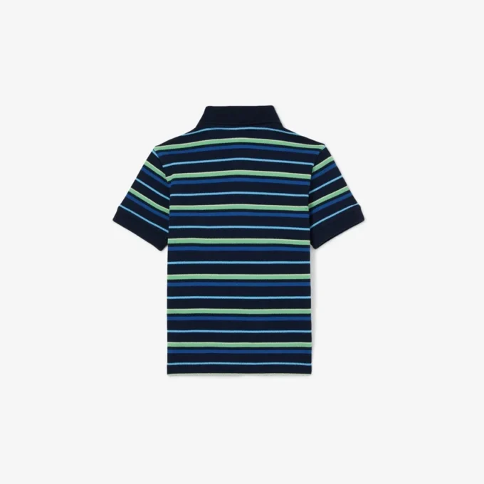 Petit Piqué-Poloshirt mit Kontraststreifen