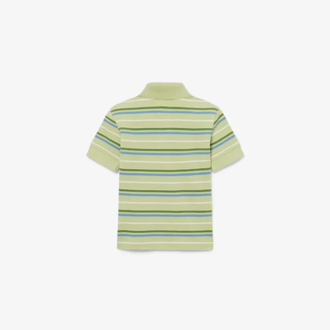 Petit Piqué-Poloshirt mit Kontraststreifen
