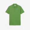 Petit-Piqué-Poloshirt mit Stickerei im klassischen Schnitt