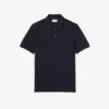 Petit-Piqué-Poloshirt mit Stickerei im klassischen Schnitt