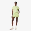 Plissierte Baumwollshorts