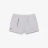 Plissierte Baumwollshorts
