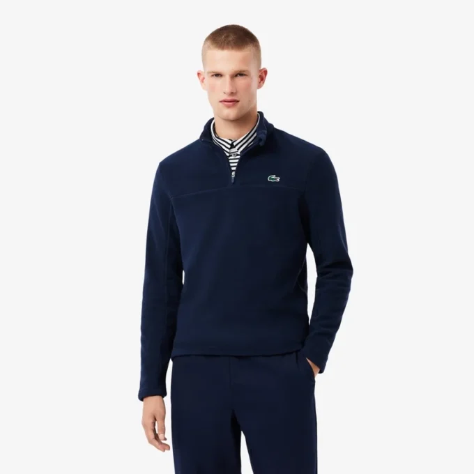 Polarfleece-Golfoberteil für Herren mit Viertelreißverschluss