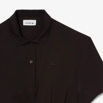 Polo-Kleid aus Wollmischung mit Plissee