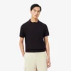 Polohemd aus Baumwolljacquard mit Regular Fit