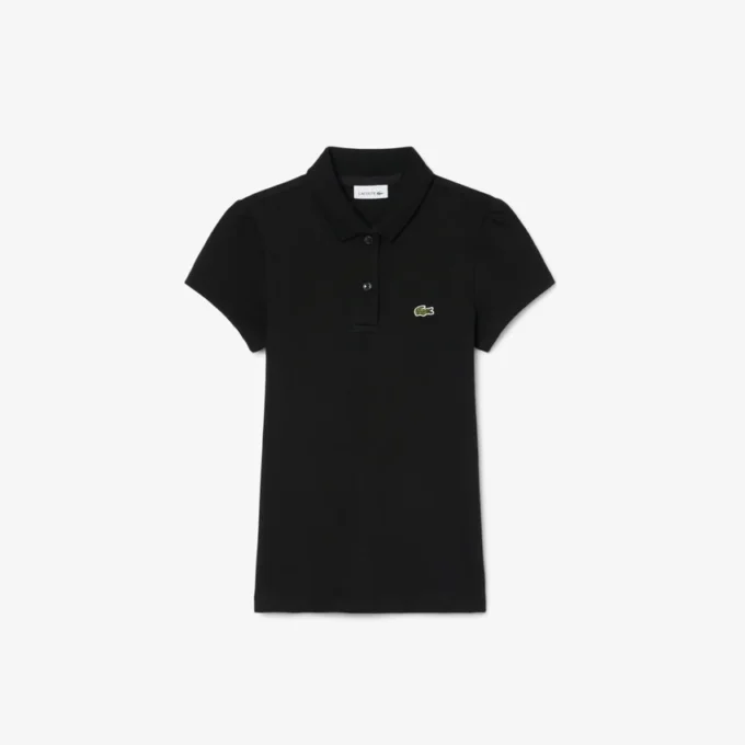 Polohemd für Mädchen mit gewelltem Kragen