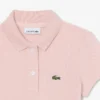 Polohemd für Mädchen mit gewelltem Kragen