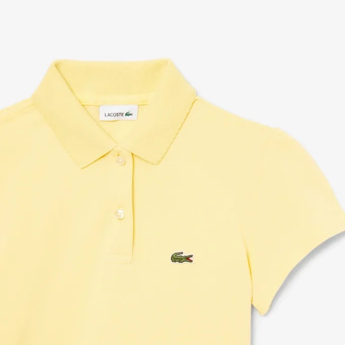 Polohemd für Mädchen mit gewelltem Kragen