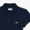 Polohemd für Mädchen mit gewelltem Kragen