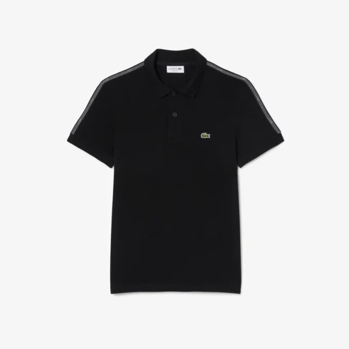 Polohemd mit Logo-Streifen in Regular Fit