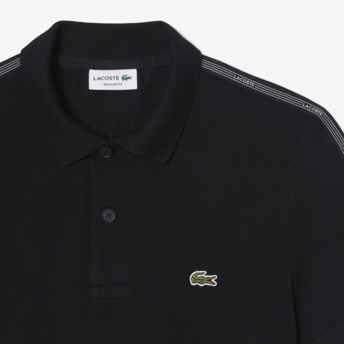 Polohemd mit Logo-Streifen in Regular Fit