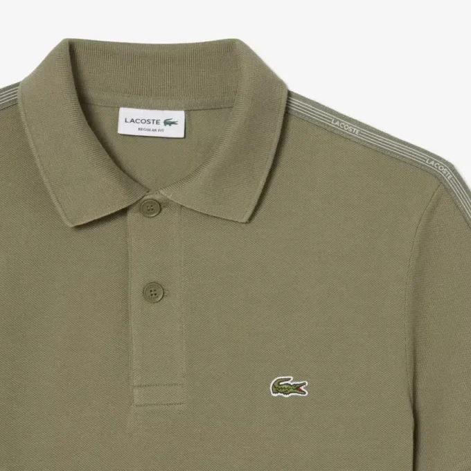 Polohemd mit Logo-Streifen in Regular Fit