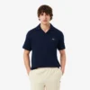 Poloshirts aus Baumwolle und Leinen in klassischer Passform