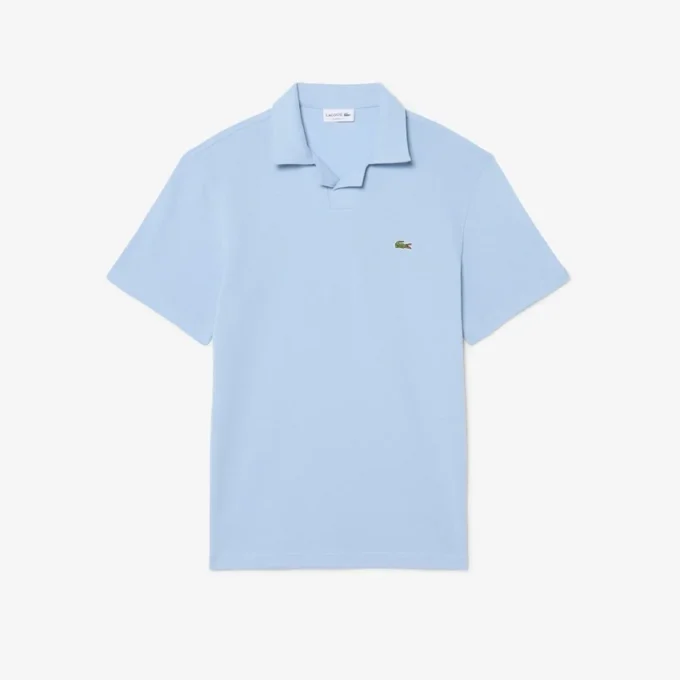 Poloshirts aus Baumwolle und Leinen in klassischer Passform