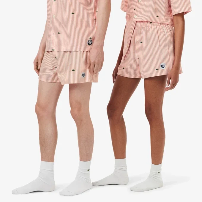 Popeline-Boxershorts in der Roland Garros-Edition