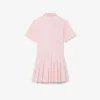 Popeline-Plisseerock-Hemdkleid