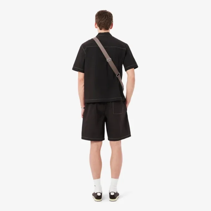Popeline-Shorts in lockerer Passform