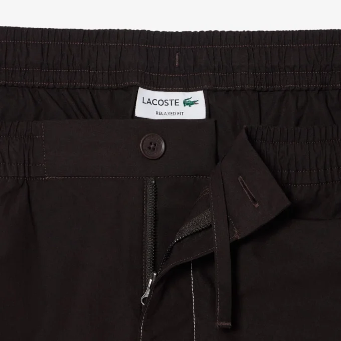 Popeline-Shorts in lockerer Passform