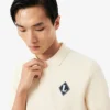 Pullover mit Polo-Kragen und „Made in France“-Emblem
