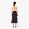 Rückenfreies Maxikleid mit Trägern