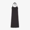 Rückenfreies Maxikleid mit Trägern