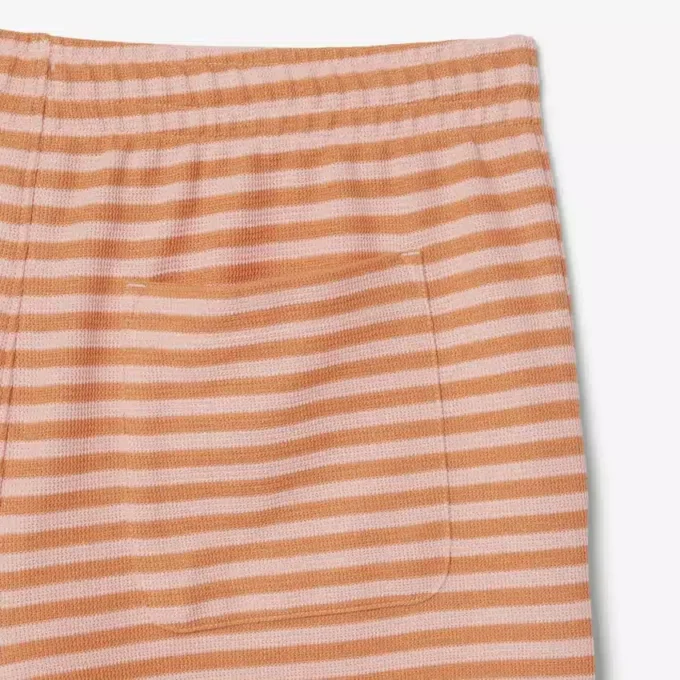 Regular-Fit-Shorts aus gestreifter Baumwolle