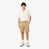 Regular Fit Stretch-Baumwoll-Chino-Bermudashorts