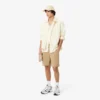 Regular Fit Stretch-Baumwoll-Chino-Bermudashorts