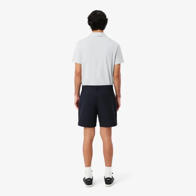 Regular Fit Stretch-Baumwoll-Chino-Bermudashorts