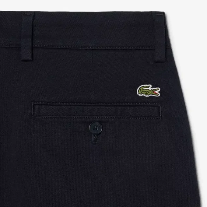 Regular Fit Stretch-Baumwoll-Chino-Bermudashorts