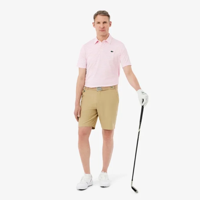 Regular Fit Ultra Dry gestreiftes Golf-Poloshirt