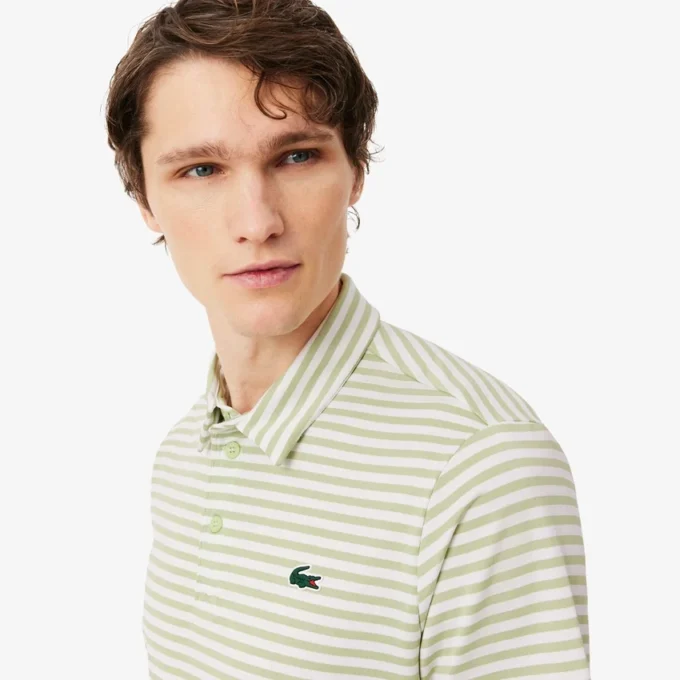 Regular Fit Ultra Dry gestreiftes Golf-Poloshirt