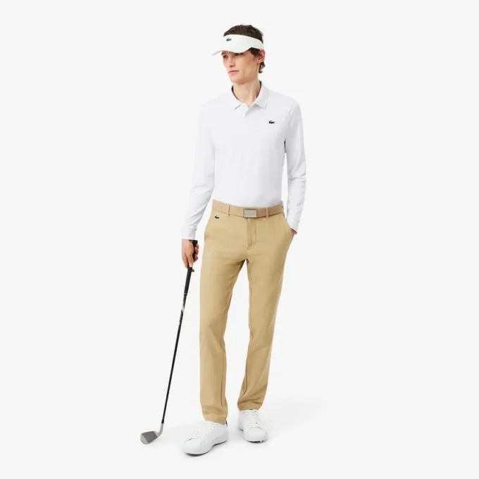 Regular Fit Ultra Dry Langarm-Golf-Poloshirt