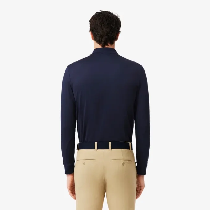 Regular Fit Ultra Dry Langarm-Golf-Poloshirt