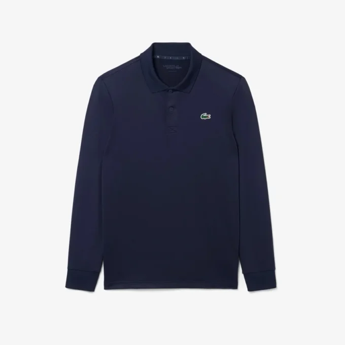 Regular Fit Ultra Dry Langarm-Golf-Poloshirt