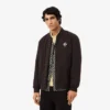 Retro-Badge-Bomberjacke, wasserabweisend