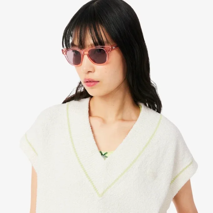 Ärmellose Strickweste aus The Blend mit V-Ausschnitt
