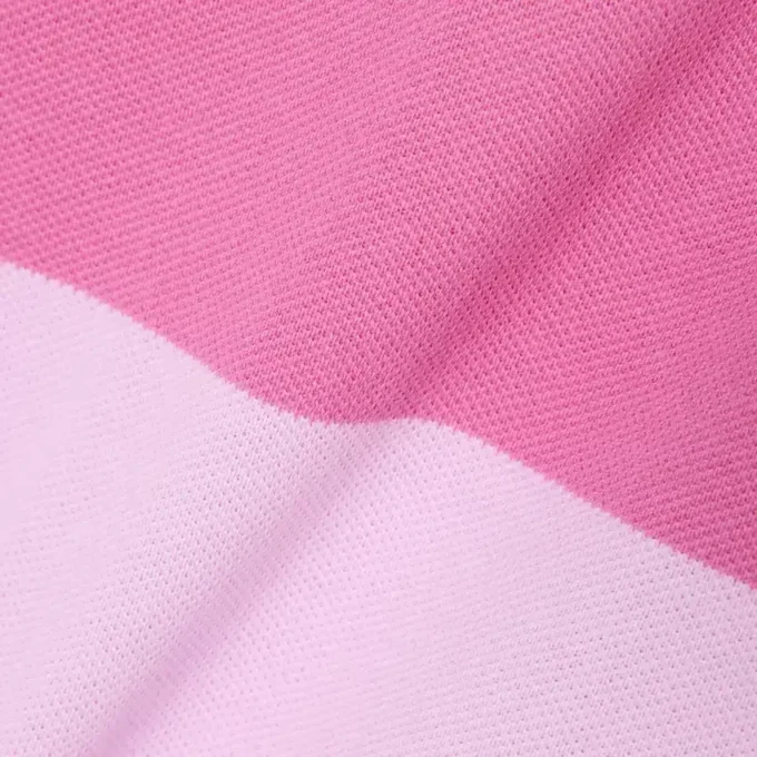Ärmelloses gestreiftes Petit-Piqué-Poloshirt-Kleid