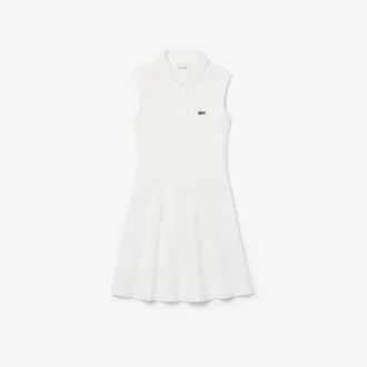 Ärmelloses Stretch-Piqué-Kleid