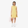 Ärmelloses Stretch-Piqué-Kleid
