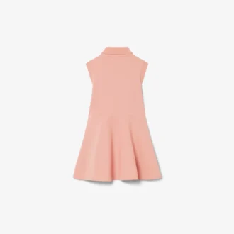 Ärmelloses Stretch-Piqué-Kleid