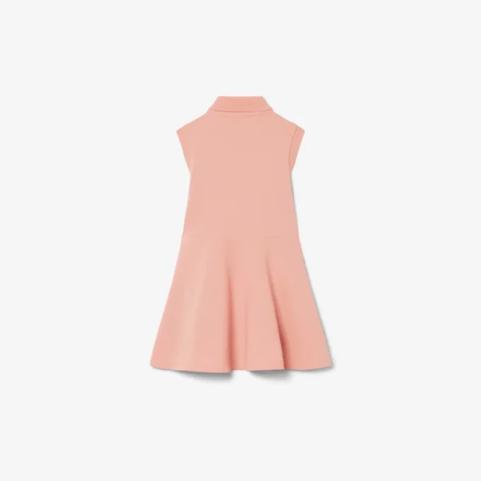 Ärmelloses Stretch-Piqué-Kleid