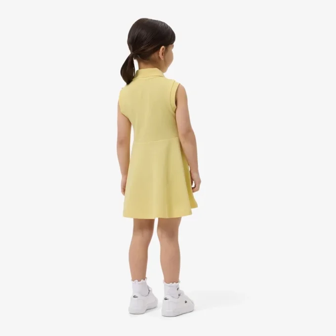 Ärmelloses Stretch-Piqué-Kleid