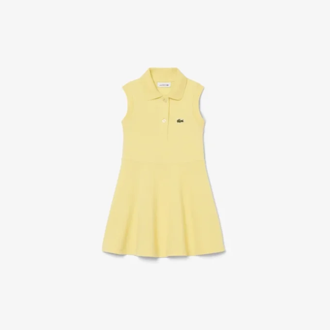 Ärmelloses Stretch-Piqué-Kleid