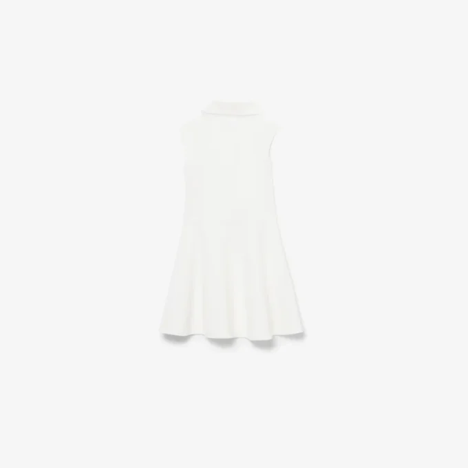 Ärmelloses Stretch-Piqué-Kleid