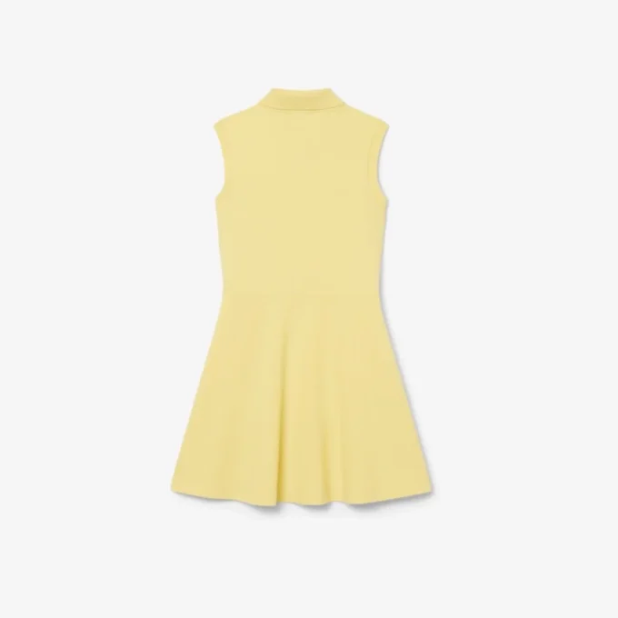 Ärmelloses Stretch-Piqué-Kleid