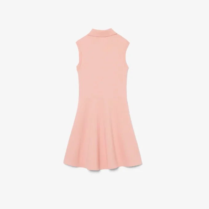 Ärmelloses Stretch-Piqué-Kleid